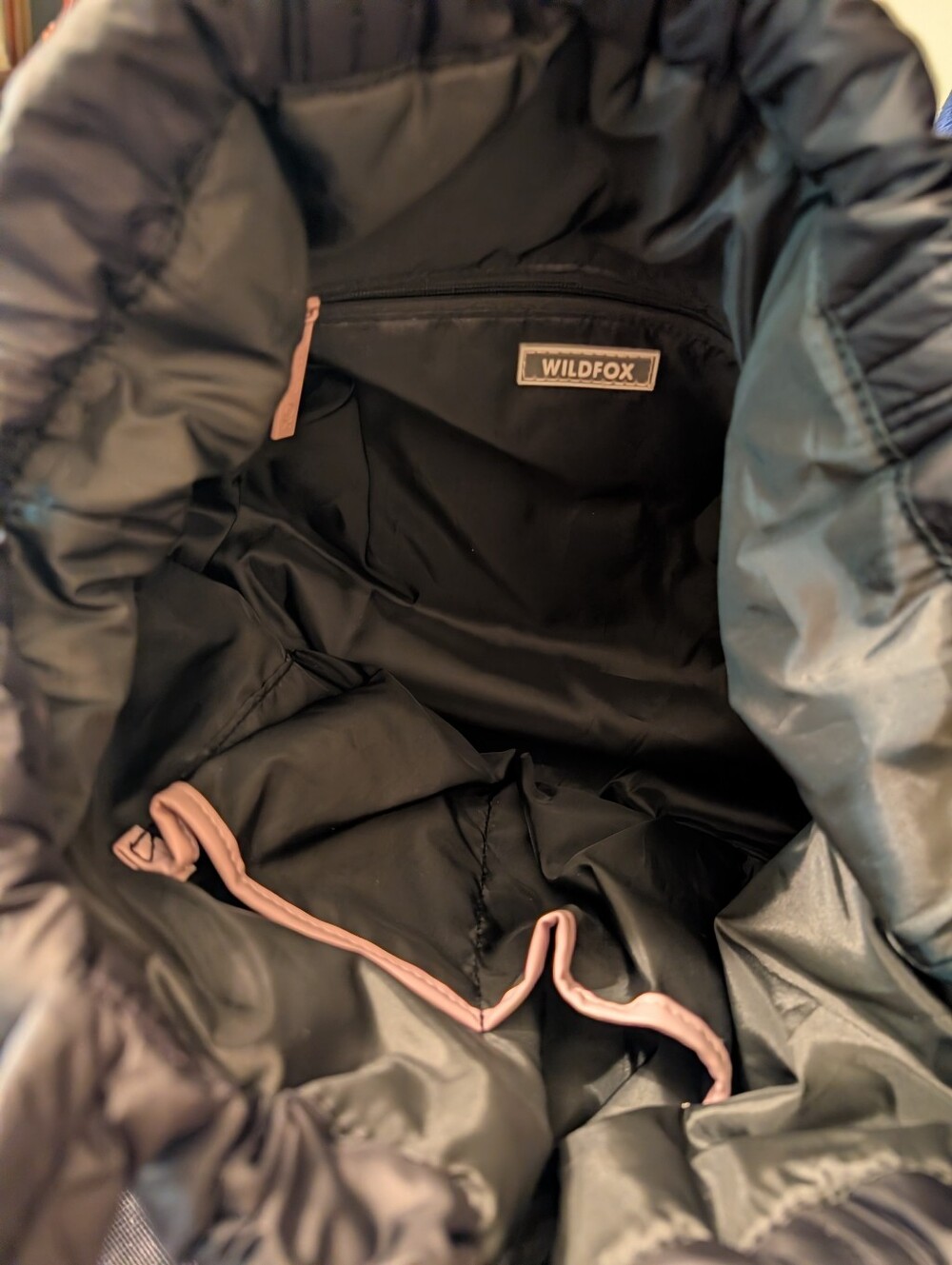Wildfox Black Quilted-Handle Puffer Tote - Picture 5 of 6